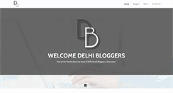 Desktop Screenshot of delhibloggers.in